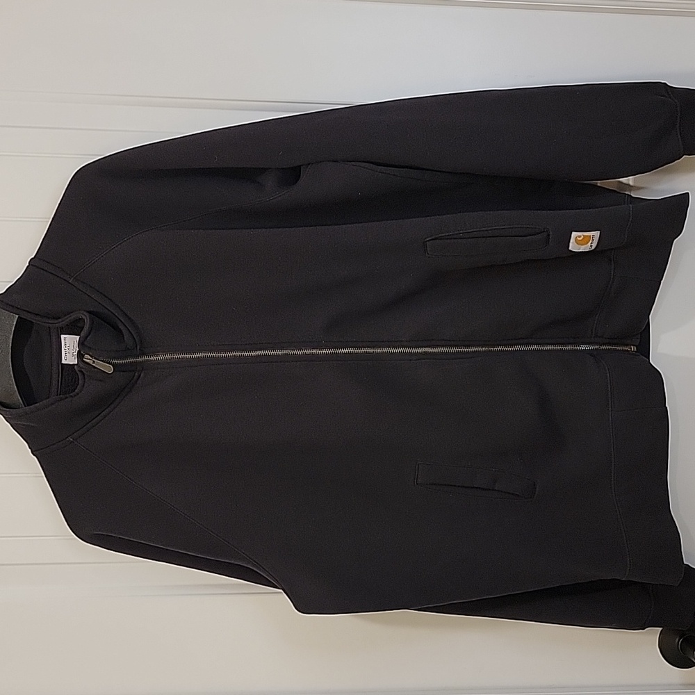Carhartt Vintage Black Sweater Zip Jacket K350 Size 2XL - Picture 9 of 9